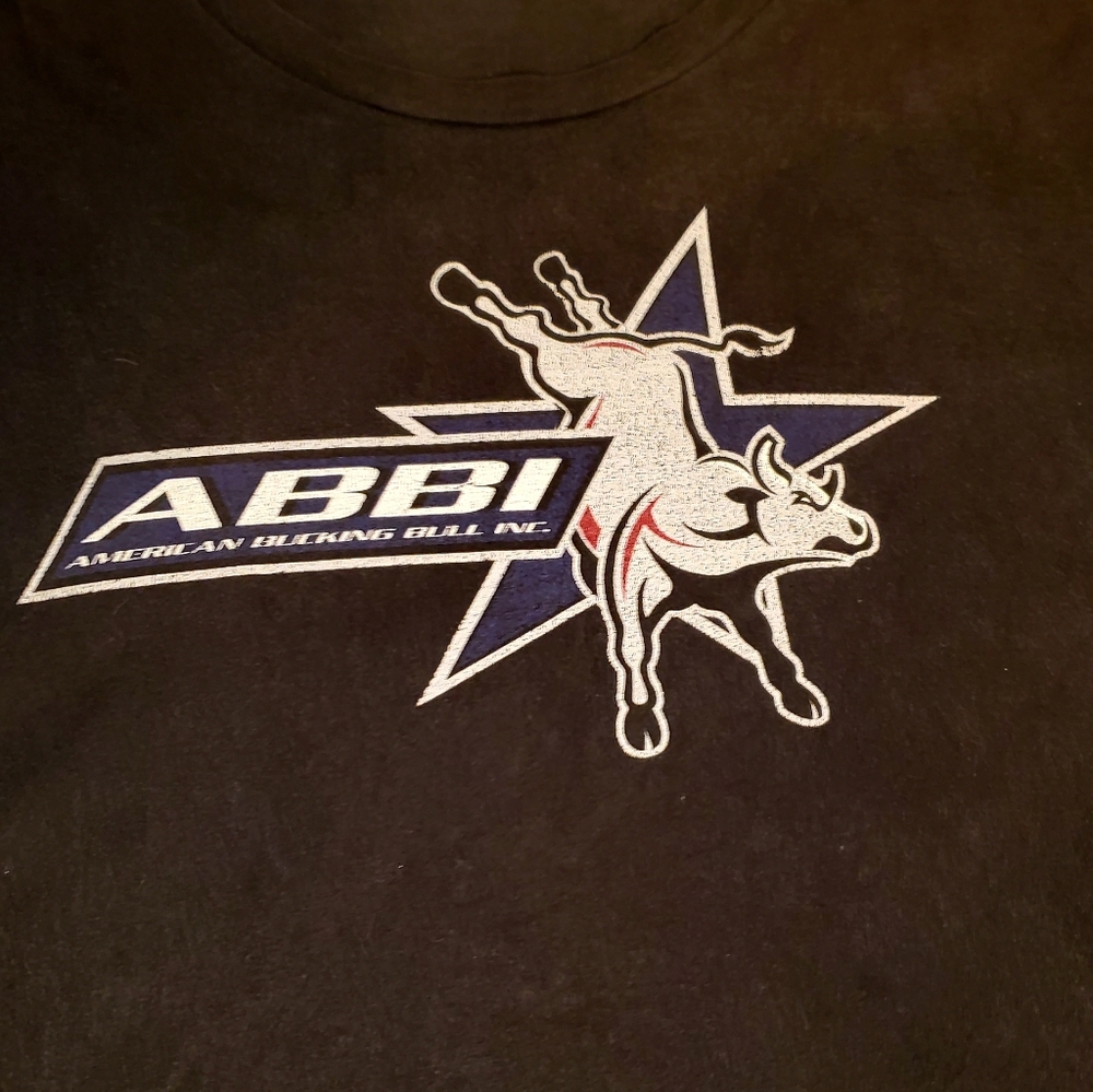 American Bucking Bulls Association(ABBI) Black Shirt XXL